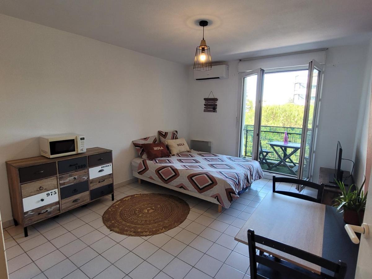 Charmant Studio Vue Sur Les Berges Du Lez Apartment Montpellier Exterior photo